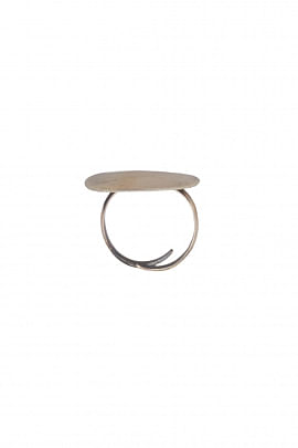 Silver solid ring
