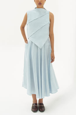 Buy Powder blue dress by Corpora Studio at Aashni and Co