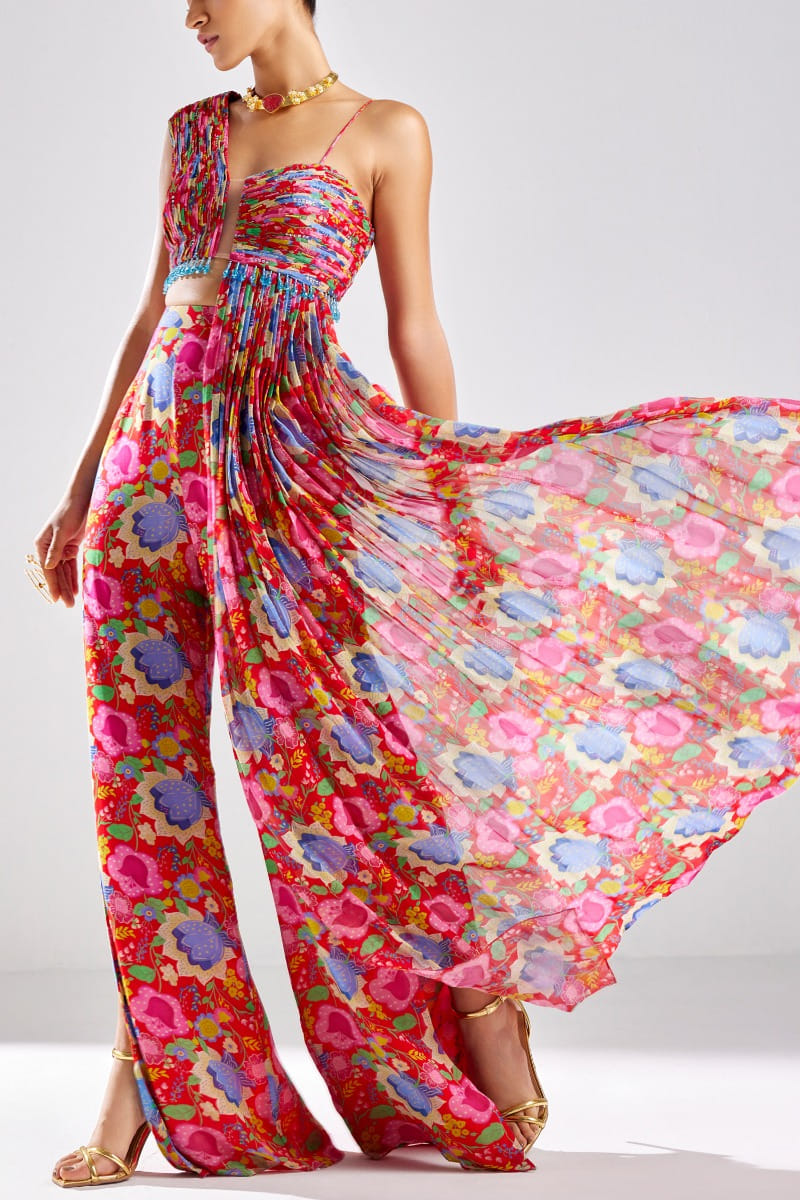lace up asymmetrical dress Arienzo Asymmetrical Lace Up Chiffon Maxi Dress – MATTHÉ main image 1