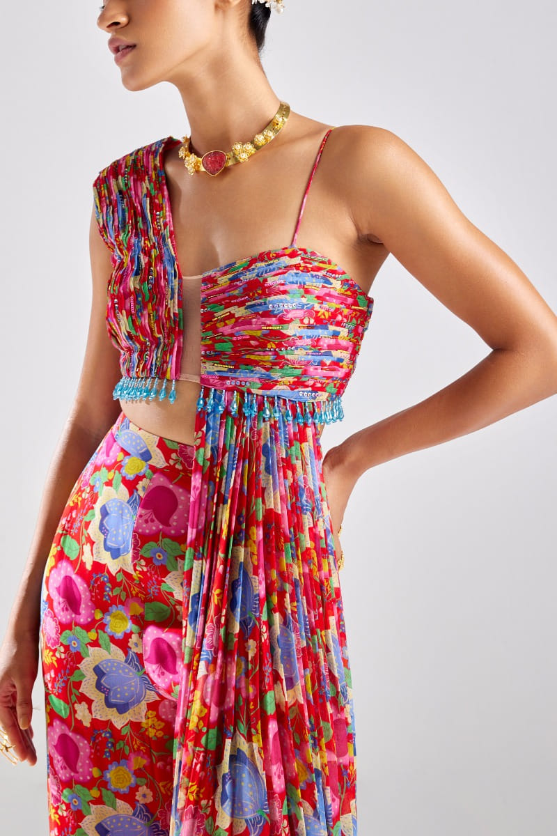 lace up asymmetrical dress Off the Shoulder Tiered Gown by TransformationsbyTracy main image 1