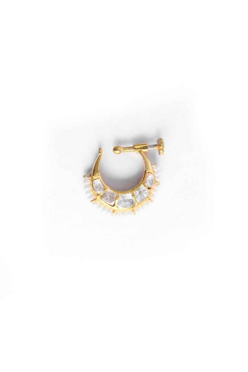 Polki nose ring clearance