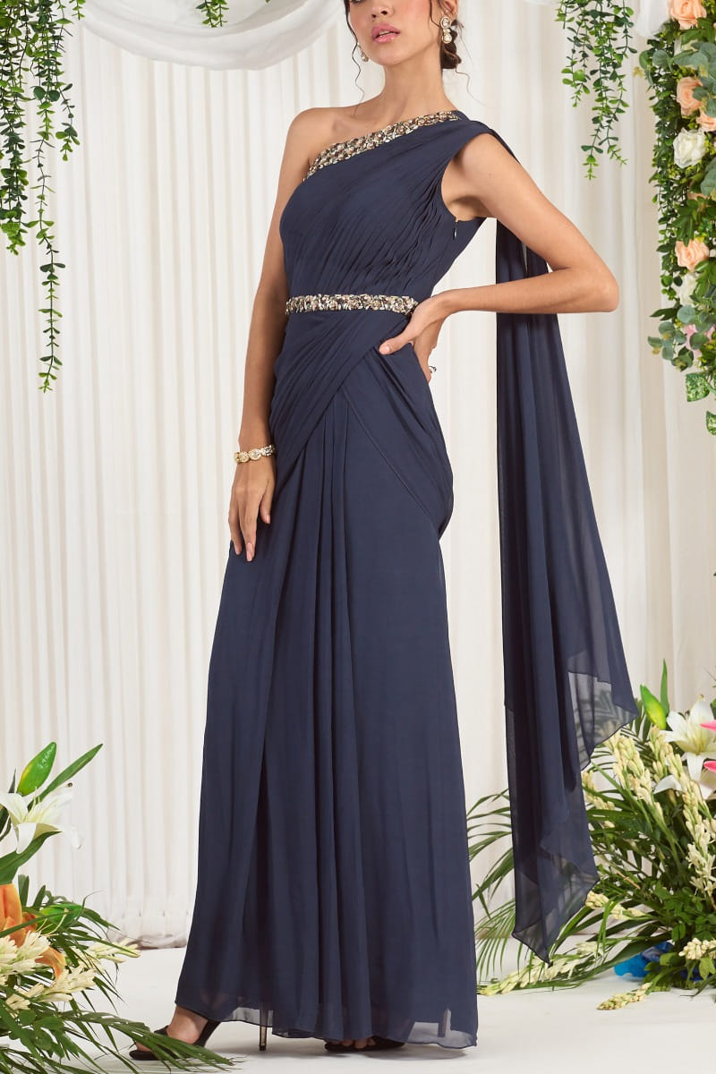 sachin and babi light blue dress Grey Sequin Dress