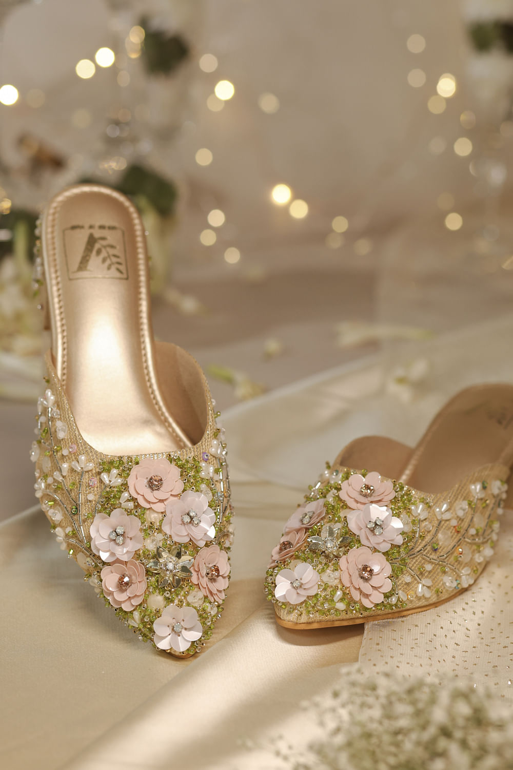 Embellished mule sale