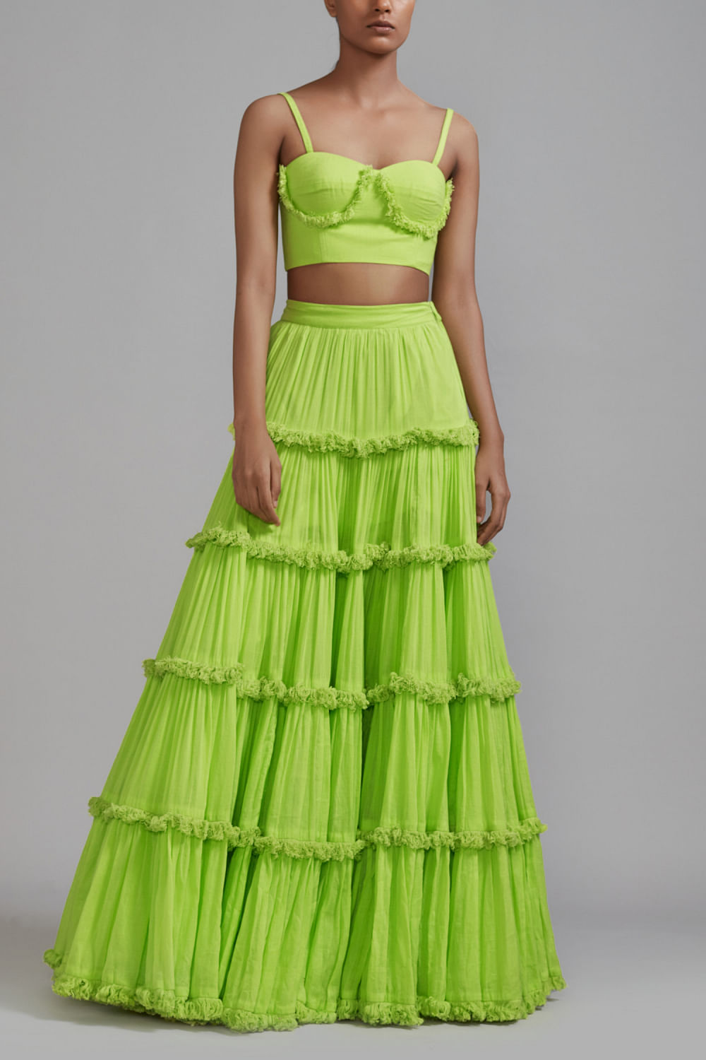 Fringe skirt neon shop