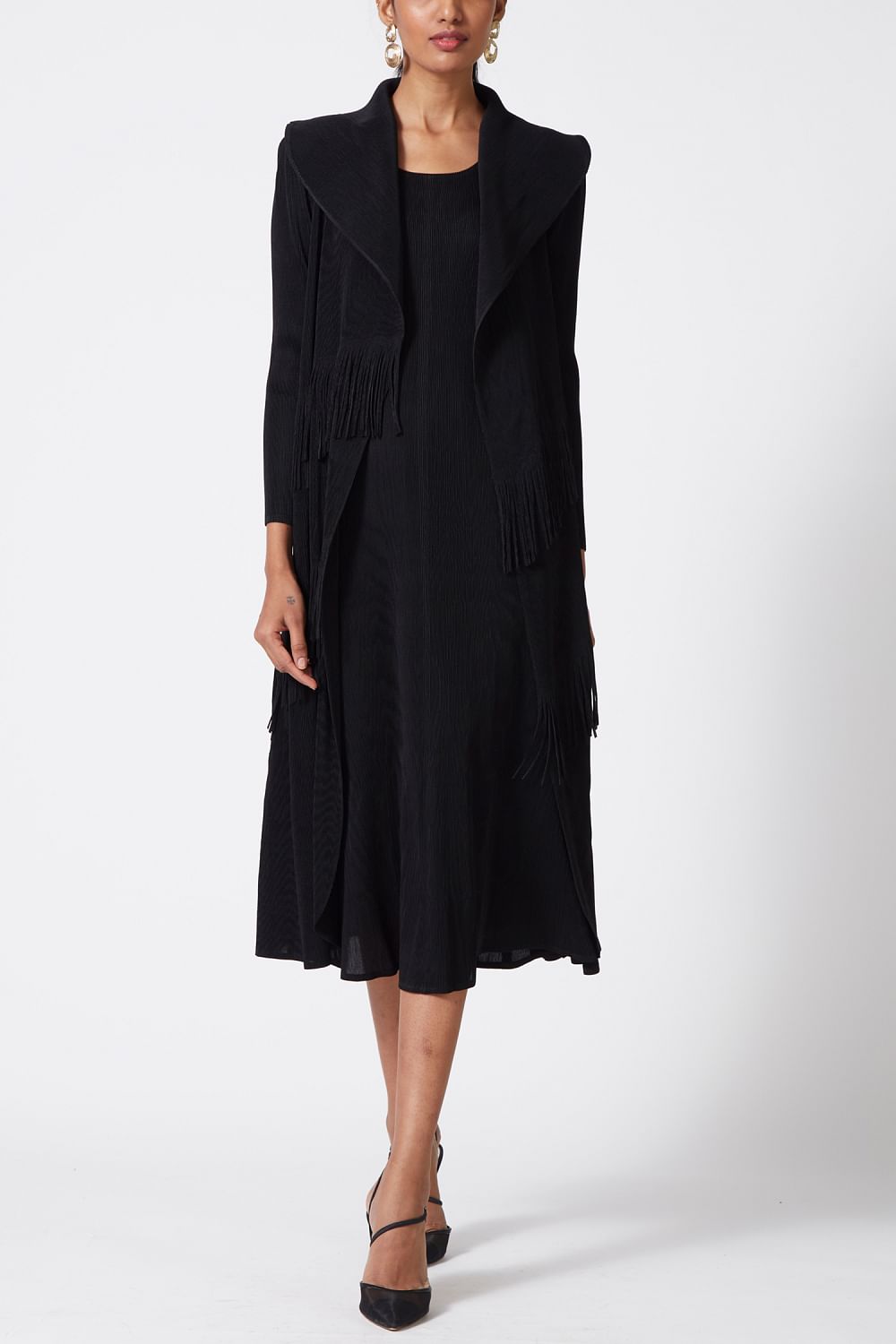 Scarlett scarf overlay cape dress shop