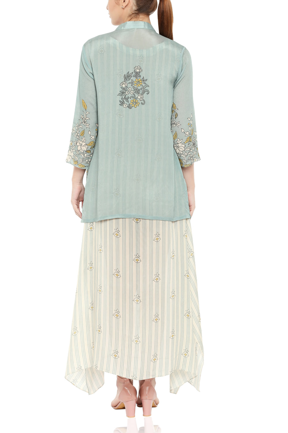 Buy Beige printed dress by Soup by Sougat Paul at Aashni and Co