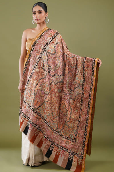 Multicolour pashmina shawl