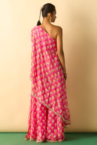 Gopi Vaid Pink embroidered co-ord set GOPIJUL26D150639
