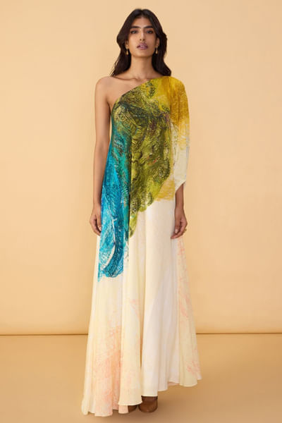 Multicolour printed dress