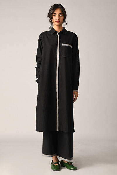 Black elasticated pants