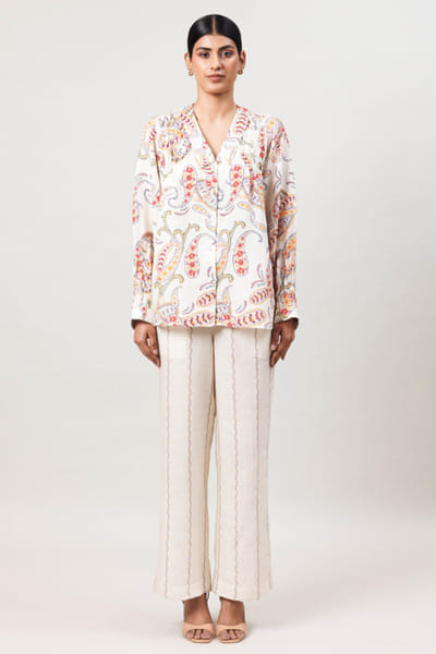 Sue Mue Off-white printed co-ord set SUEMAPR26D143082