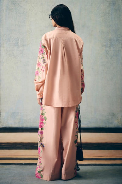 Paulmi & Harsh Pink floral printed co-ord set PAULAPR26D243132