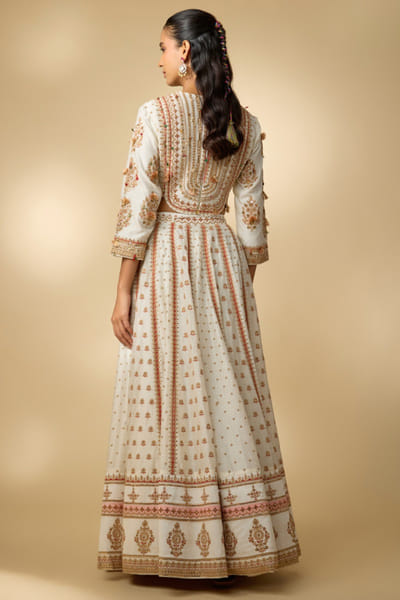 Shraddha Rambia Ivory hand embellished lehenga set SHRAMAY26D144589