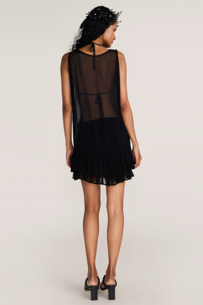 Rosani Black frill dress ROSAAUG26D151632