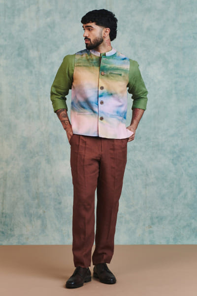 Saphed Prism ombre bandi jacket SAPHJUL26D150079