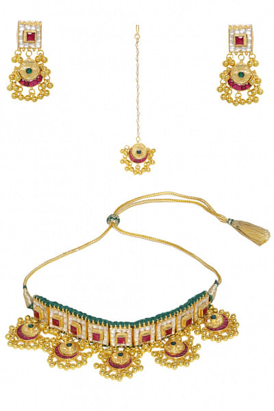 Chand thread necklace set