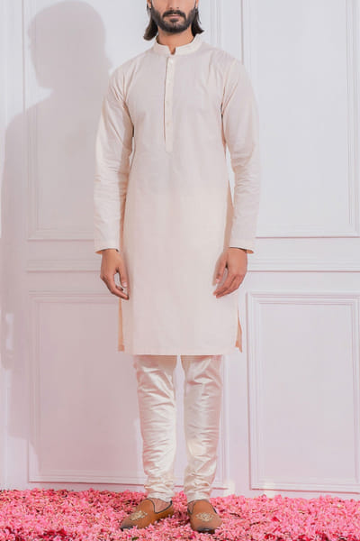 Ankit V Kapoor Dusty rose kurta set AKVAVKKUPHW022