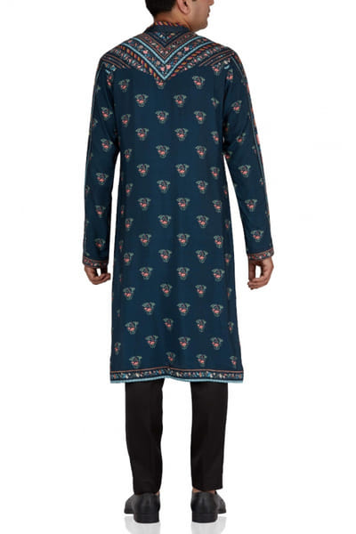 Ankit V Kapoor Floral printed kurta set AKVKAVKPNAMBI