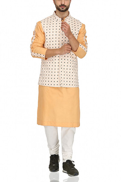 Geometric printed bandi set