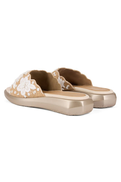 Anaar Brown embellished open-toe sandals ANAAJUN26D146890
