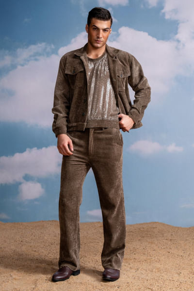 Brown corduroy pants