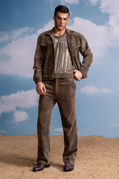 Brown corduroy jacket