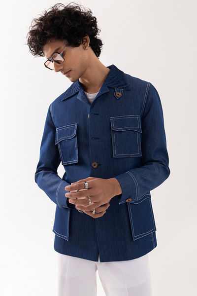 Blue denim jacket