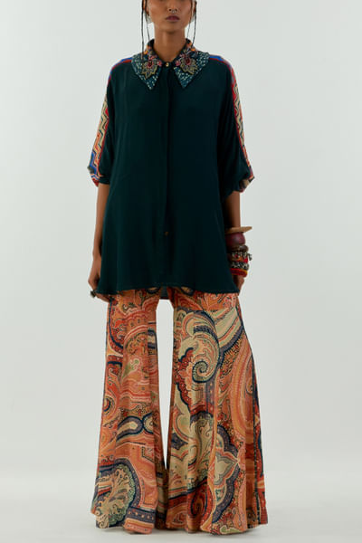 Mandala shirt and sharara