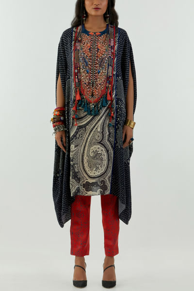 Printed tunic and trousers