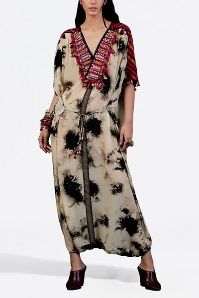 Printed kaftan jumpsuit