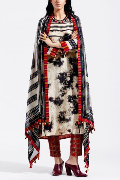 Aseem Kapoor Printed kurta set ASEDEC21011