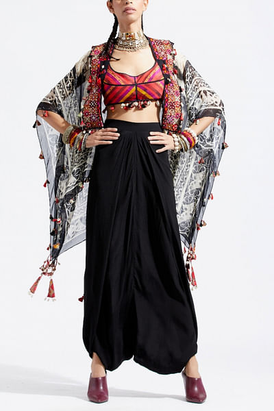 Multicoloured jacket set