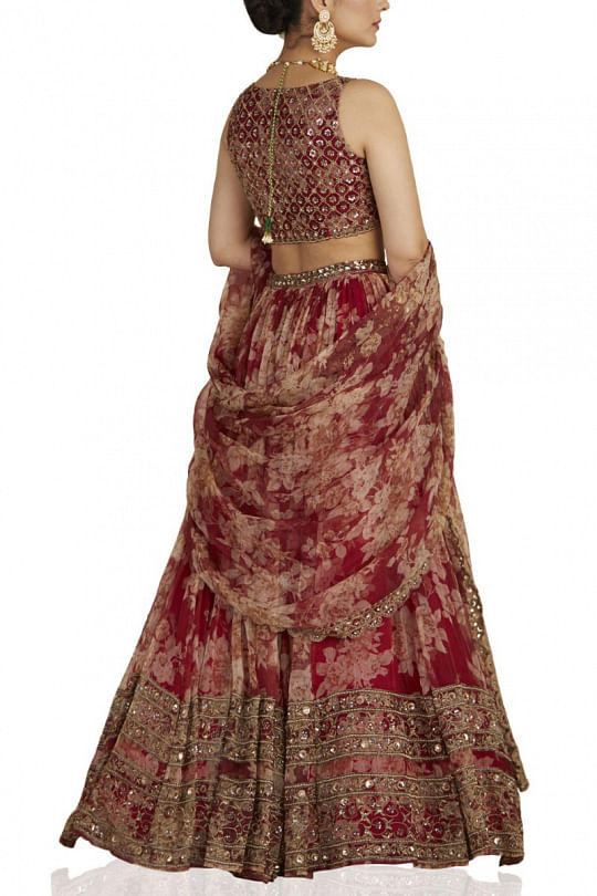 Astha Bridal satin silk Latest New Designer Printed Lehenga Choli at Rs 950  in Surat
