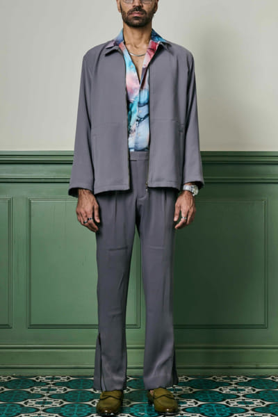 Grey lachka knit co-ords