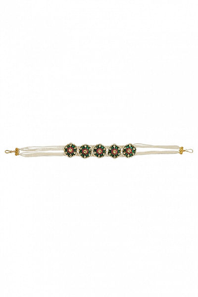 Kundan polki headband