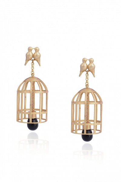 Cage earrings