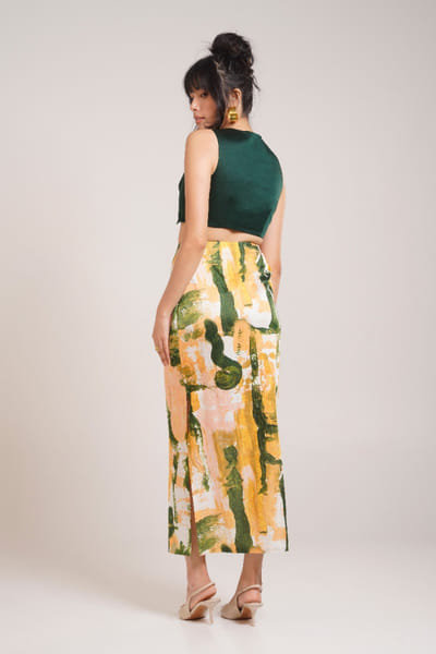 Advait Multicolour printed skirt set ADVNOV25D139177