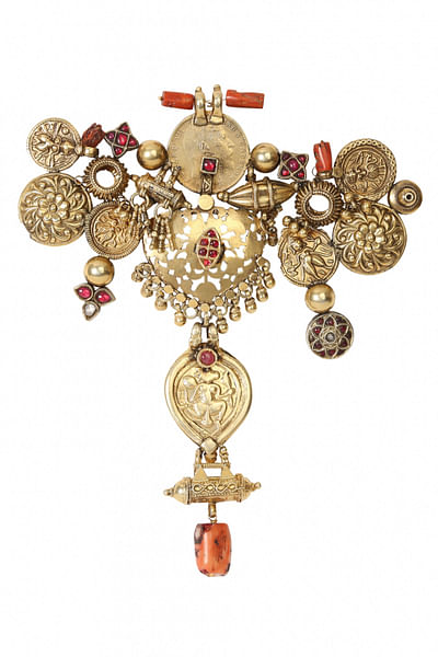 Vintage gold plated pendant