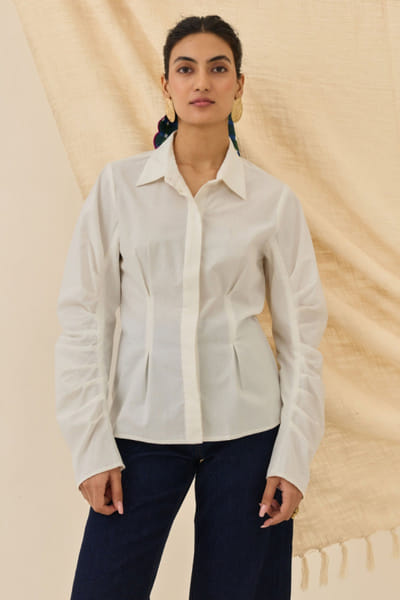 White cotton shirt