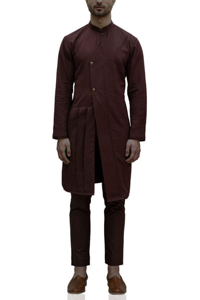 Brown kurta and pants