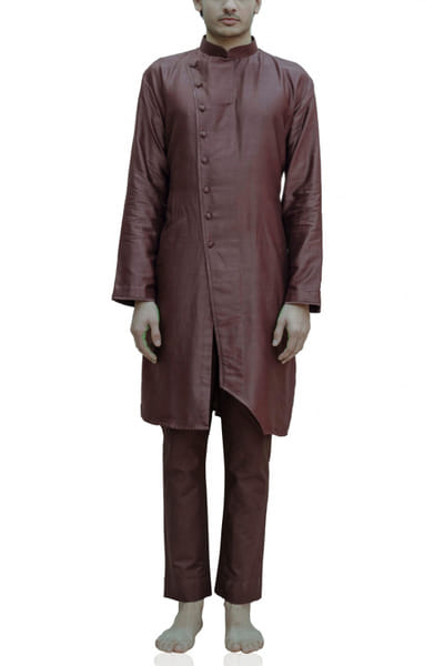 Brown kurta and pants