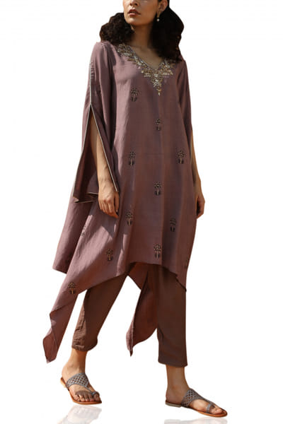 Bohame Mauve top and pants BHMBM212
