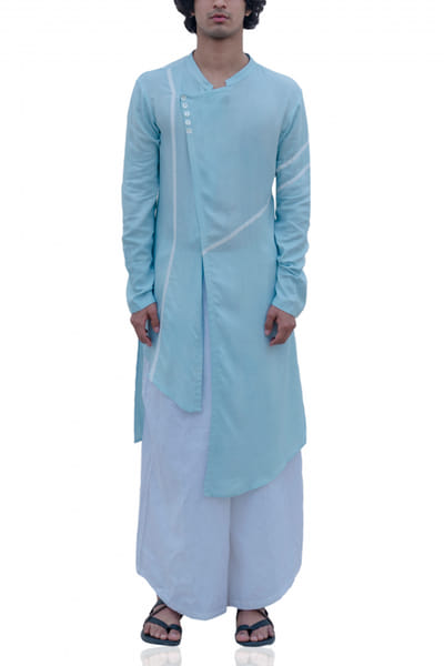 Bohame High-low kurta with pants BHMFEB1911