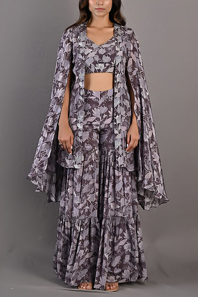 Digital printed sharara set
