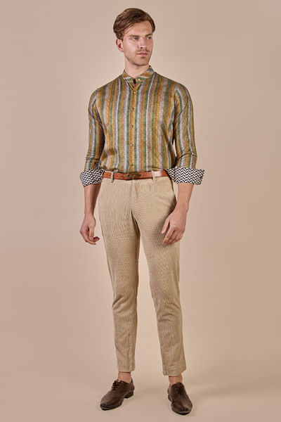 Multicolour striped shirt