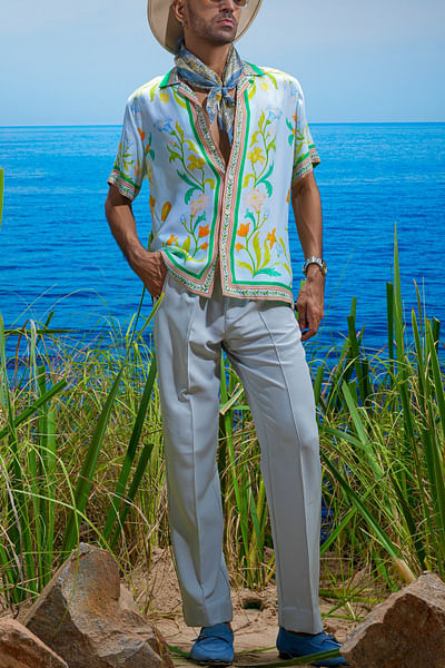 Arcadian habutai silk shirt