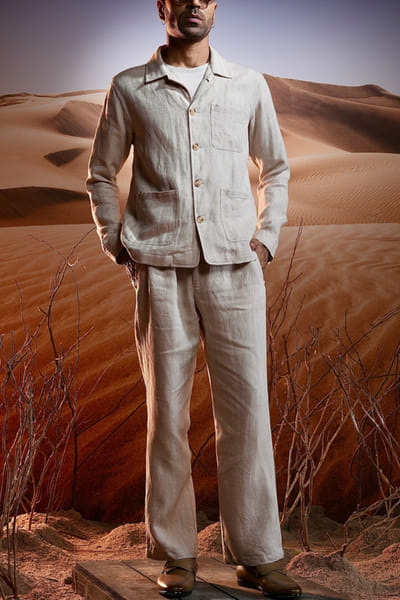 Beige safari co-ords