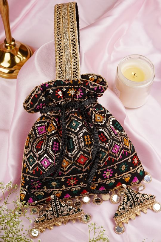 Designer potli bags hotsell