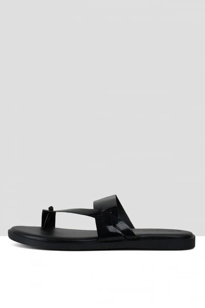 Ankit V Kapoor Black strappy sandals AKVMAY24FD1013