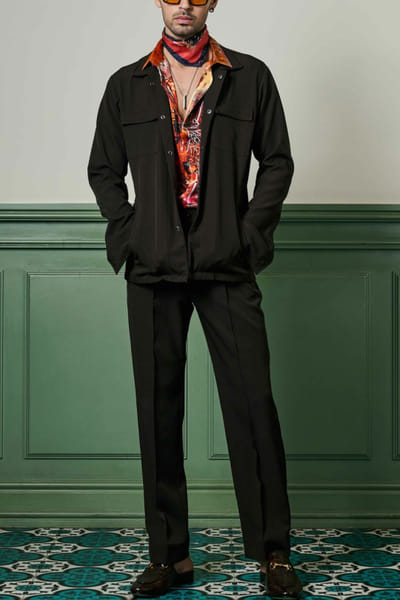 Brown banana crepe co-ords